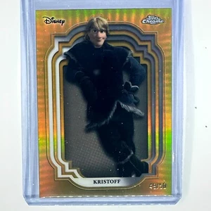 2024 Topps Cromo Disney Raro Refractor Oro Verdadero/50 #156 Kristoff de Frozen - Imagen 1 de 3