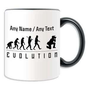 Tazza Salvadanaio Regalo Personalizzata Fotografo Evoluzione Design Fotocamera Nome - Foto 1 di 21