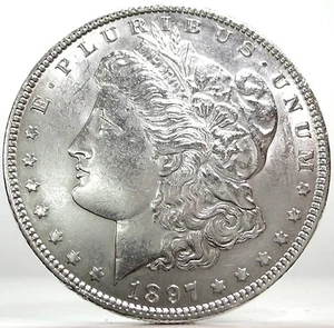 United States-USA (Morgan $ Dollar) 1897 Philadelphia - Imagen 1 de 6