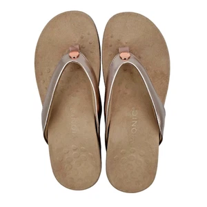Vionic Womens Davina Rose Gold Orthotic Sandals Size 8 - Afbeelding 1 van 10
