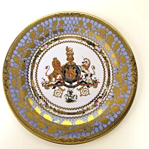 Piatto da collezione vintage 2005 commemorativo in latta reale ROCKINGHAM 10" Regina Elisabetta - Foto 1 di 15