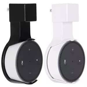 2-in-1 Wall Charging Charger Plug Bracket Mount Holder for Amazon Echo Dot 2 - Picture 1 of 12