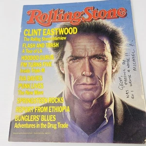 Rolling Stone Magazine AUGUST 1985 Clint Eastwood, #389 - Picture 1 of 9