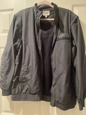 HUF Hombre Chaqueta Talla L Nuevo Gris Foto 1 de 4