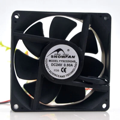 SNOW FAN YY9232H24B 9232 9CM 24V 0.90A 2-wire Inverter Cooling Fan - Image 1 of 4