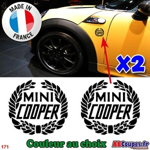 2 Aufkleber für Mini Cooper Kotflügel - Cooper S Sticker - 171 - Bild 1 von 5