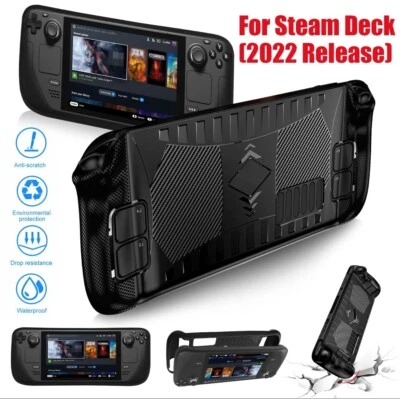 Protective Case Soft TPU Grip Cover For Steam Deck Console Shockproof Skin Shell - Image 1 of 4