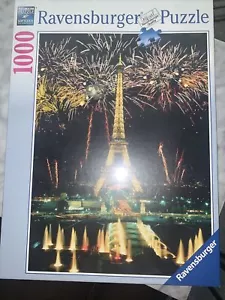 Ravensburger Paris Eiffel Tower Fireworks Display 1000 Pcs Sealed - Picture 1 of 2