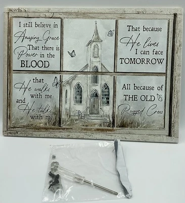 2件装乡村基督教帆布墙艺术YG77437 — 第 1/2 张图片