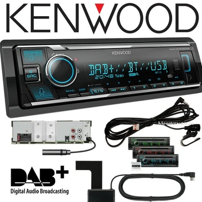 Kenwood KMM-BT508DAB DAB+ Antenne Autoradio Bluetooth Radio mit amazon alexa - Bild 1 von 4