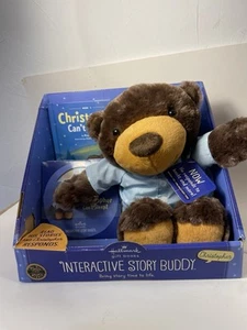 New Hallmark Christopher Interactive Buddy Plush Bear w/ Book + CD NIB PJs 2012 - Picture 1 of 9