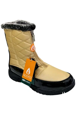 Bota impermeable Sporto Emily dorada para mujer Foto 1 de 3