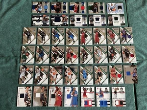 BASKETBALL TRIKOT PATCH 41 KARTEN LOT R&S PRESTIGETRÄCHTIGE PICKS THREADS LEAF LIMITED - Bild 1 von 5