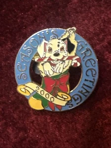 Disney DLR Cast Member Season's Greeting 2000 Dalmatian Pin - Picture 1 of 5