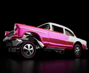 ✅IN HAND✅NEW✅ Hot Wheels RLC Exclusive Pink 55 Chevy Bel Air Gasser 39th LA CONV - Bild 1 von 5