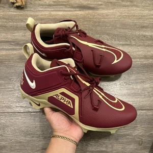 Nike Alpha Menace Pro 3 Florida State Football Cleats FSU FJ6126-600 Men 14 Wide - Picture 1 of 9