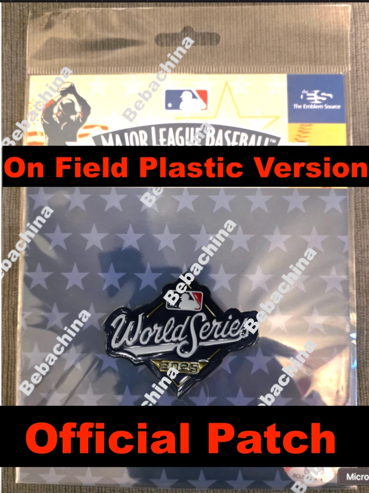 Official Plastic MLB 2025 World Series Patch Jersey LA Dodgers Toronto Blue Jays - Image 1 of 4