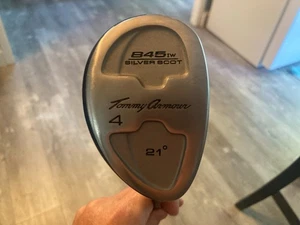 Tommy Armour 845 IW Silver Scot 4 Hybrid 21* Stiff Graphite Mens RH w/head cover - Picture 1 of 7