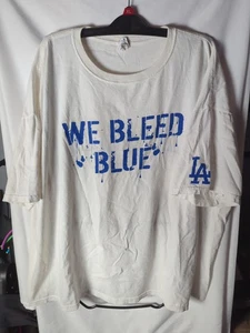Anvil "We Bleed Blue" LA Dodgers T-shirt Size 3XL - Picture 1 of 8