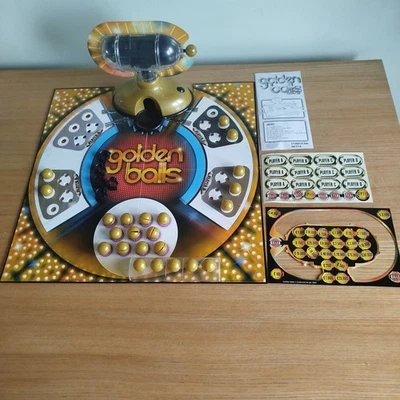 Golden Balls Board Game TV Show Boxed Used Tested Working Missing 3 Ball Stands - Image 1 of 4