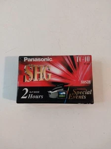 Panasonic VHS-C Super Alto Grado TC-40 Sellado 2 horas 120 min - Imagen 1 de 4