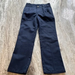 Chaps Boy’s Pants School Approved Size 6 Reg Adjustable Waist NAVY BLUE - Picture 1 of 5