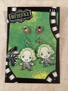 Beetlejuice Earrings - Picture 1 of 6