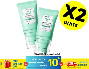 SKINTIFIC Aqua Light Daily Sunscreen Tinted Sunscreen SPF 35 PA+++ 30g ( X 2 ) - Picture 1 of 8