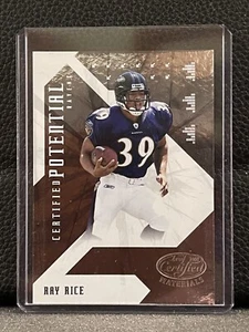2008 Leaf Certified Materials CERTIFIED POTENTIAL 149/1000 Ray Rice #CP-7 Ravens - Picture 1 of 2