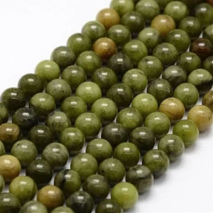 24 perles de jade de Malaisie 8 mm - Imagen 1 de 2