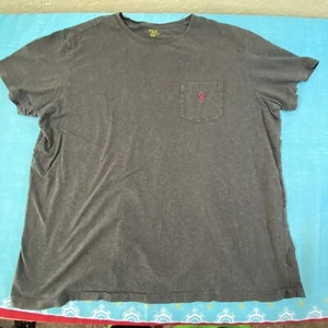 Vintage Polo Ralph Lauren Hemd Herren XL grau einzeln genäht Pony Logo Freizeit 90er - Bild 1 von 6