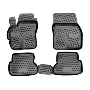 OMAC Floor Mats Liner for Mazda 3 2004-2009 Black TPE All-Weather 4 Pcs - Picture 1 of 12