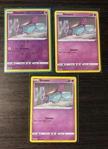 3x Sinistea 089/202 (1 reverse holo) Pokemon card Sword & Shield common NM - Picture 1 of 1