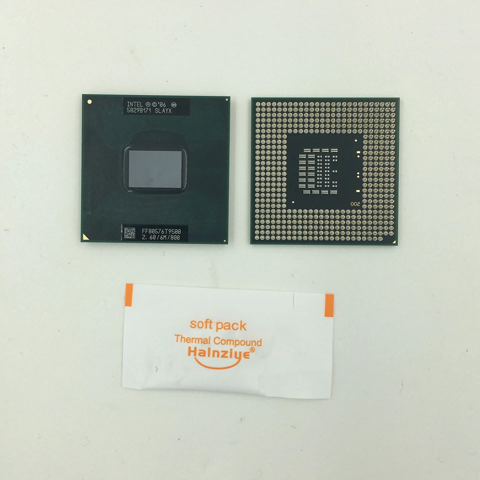 Intel Core 2 Duo T9500 2.60GHz 6M 800MHz SLAYX CPU Dual-Core Processor - Image 1 of 1