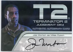 Terminator 2 Judgement Day FilmCardz Auto Autograph Joe Morton as Miles Dyson - Picture 1 of 1