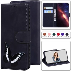 Butterfly Pattern Flip Wallet Phone Case For Google Pixel 9 Pro XL 9A 8A 7A 6A - Picture 1 of 68