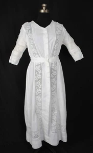 EDWARDIAN LINEN DAY DRESS, 1915-1920 - Picture 1 of 12