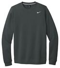 Men's Nike Brushed Back Fleece Sweatshirt, Long Sleeve, Crew Neck. S-4Xl