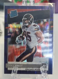 2020 Panini Donruss Optic Cole Kmet Rated Rookie Purple Shock Prizm - Picture 1 of 2