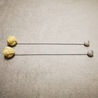 Fire Poi 70mm, 25 Inch, White Contact Handles