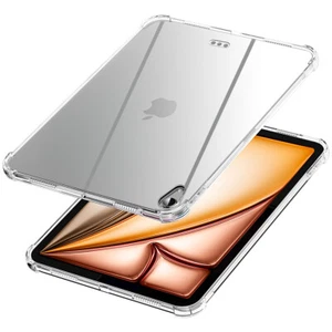 Transparent TPU Case For Apple iPad Air (M2) 13-in/Air 11-in Clear Bumper Cover - Picture 1 of 20