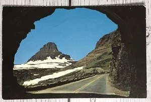 MT Clements Eastside Tunnel Gletscher Nationalpark Montana Vintage Postkarte - Bild 1 von 2