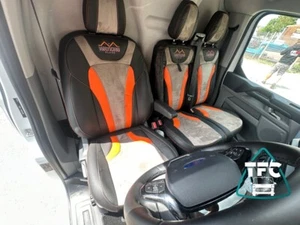 SEAT COVERS FOR NEW SHAPE FORD TRANSIT CUSTOM NEW SHAPE  2+1 NEW DESIGN - Picture 1 of 7