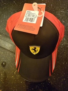 Scuderia Ferrari Replica Puma Red/Black Team Cap Hat 2022 - Youth Size - Picture 1 of 6