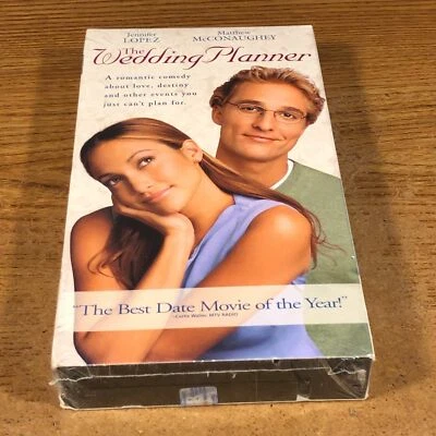 Wedding Planner VHS New / Sealed Jennifer Lopez  Matthew Mcconaughey - Image 1 of 4