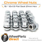 Wheel Nuts (16) 12x1.5 Chrome for Mitsubishi Colt [Mk1] 78-84 on Original Wheels Mitsubishi Colt