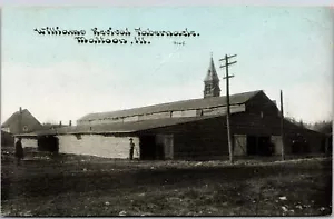 Mattoon IL Caretaker @ Williams Revival Tabernacle ~ Postal CU Williams c1910 - Imagen 1 de 2