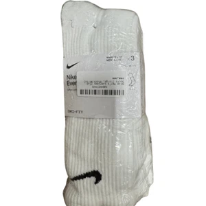 (2 Pack of 3) Nike Everyday Plus Dri-FIT Crew Socks White Womens 10–13 Mens 8–12 - Picture 1 of 2