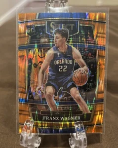 2021-22 NBA Select Franz Wagner RC Concourse Level Orange Flash Prizm Magic - Picture 1 of 2