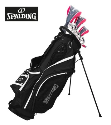 Spalding SX 35 10 Stück Herren rechte Hand Graphit/Stahl Golfschläger Set + 1 Zoll
